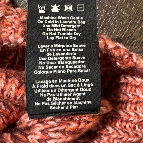 UGG Women Avianna Wool Blend Pullover Sweater Crew Neck Salmon Pink XL - Picture 7 of 10